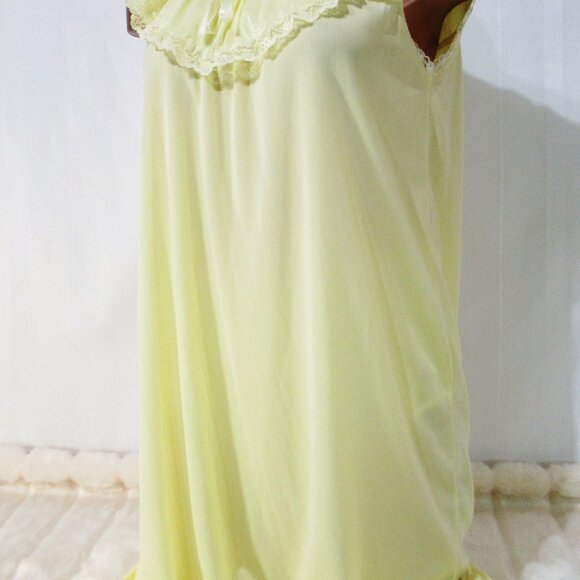 Vintage Double Nylon Babydoll Nightie M/L - Picture 2 of 10